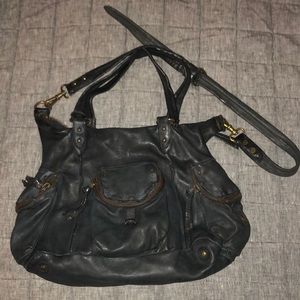 Black Olivia Harris Slouchy Bag